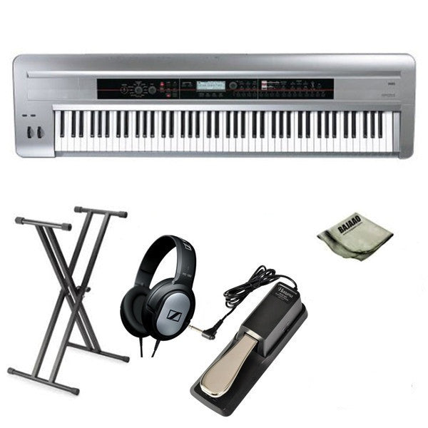 korg keyboard bundles korg kross pt 88-key digital piano ltd-edition platinum pro bundle
