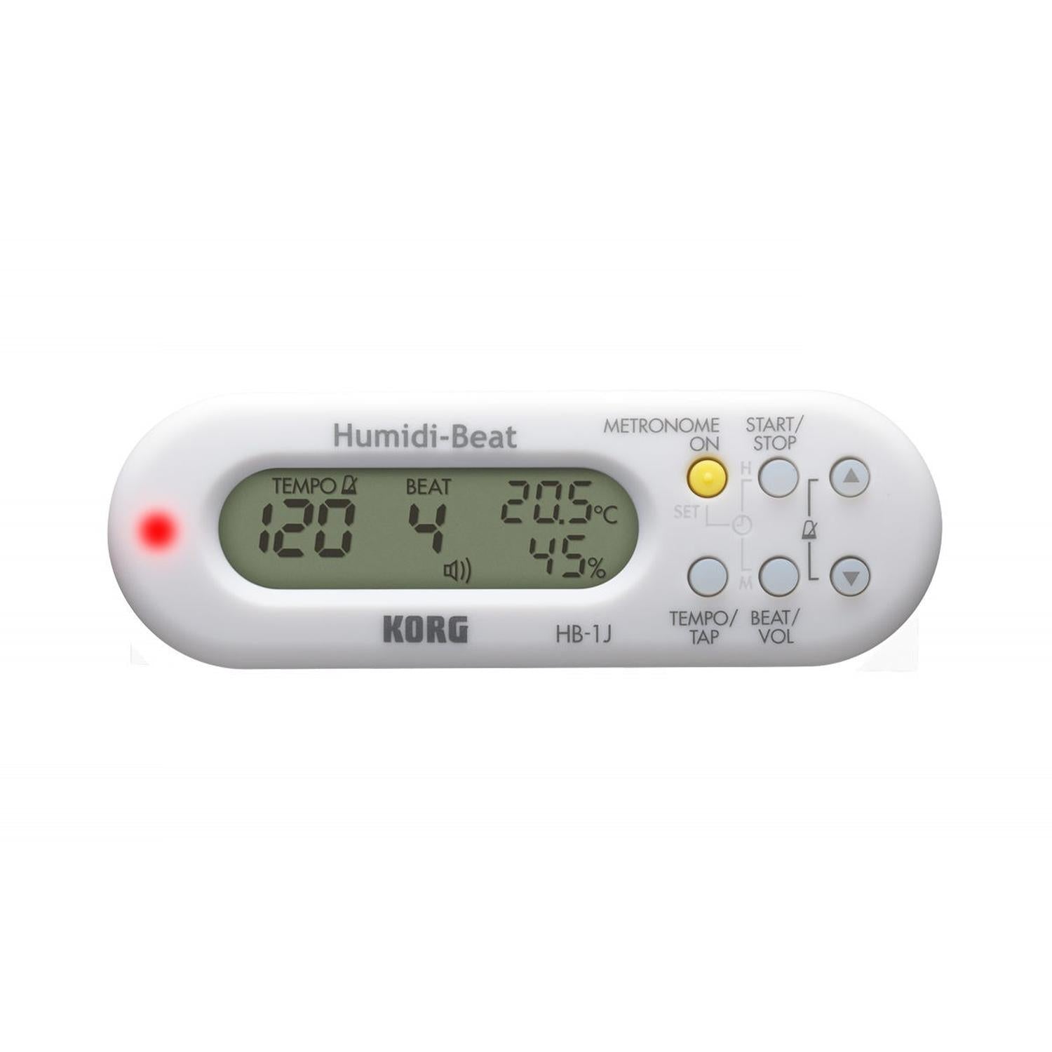 Korg Metronomes Korg HB-1 Humidi-Beat Metronome Hygrometer - White