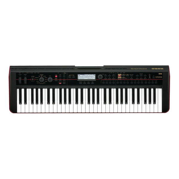 korg midi keyboards korg kross 61-key workstation midi keyboard with sd card