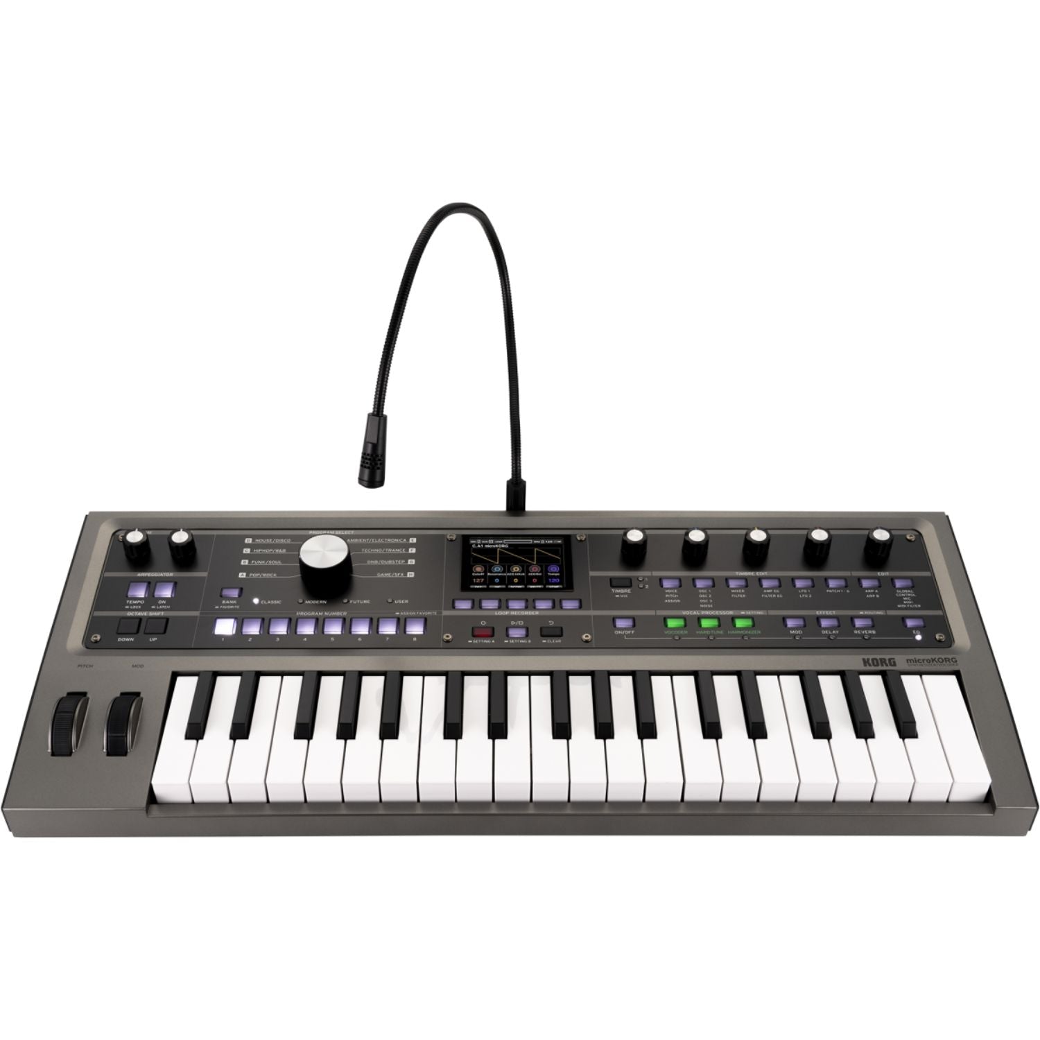 Korg Synthesizers Black Korg MicroKorg-2 Synthesizer