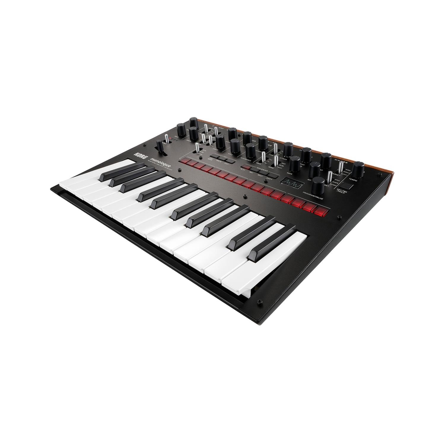 Korg Synthesizers Black Korg Monologue Monophonic Analog Synthesizer