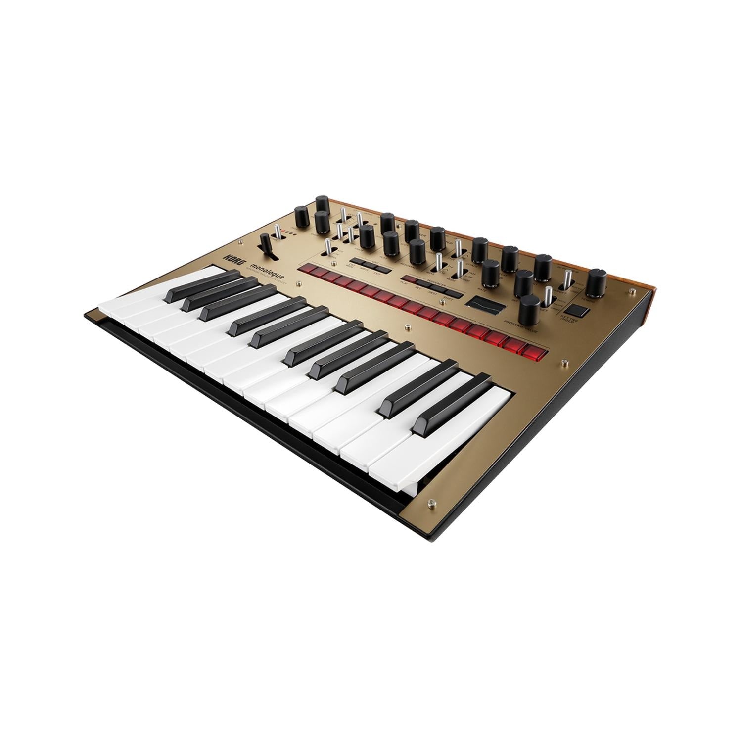 Korg Synthesizers Gold Korg Monologue Monophonic Analog Synthesizer