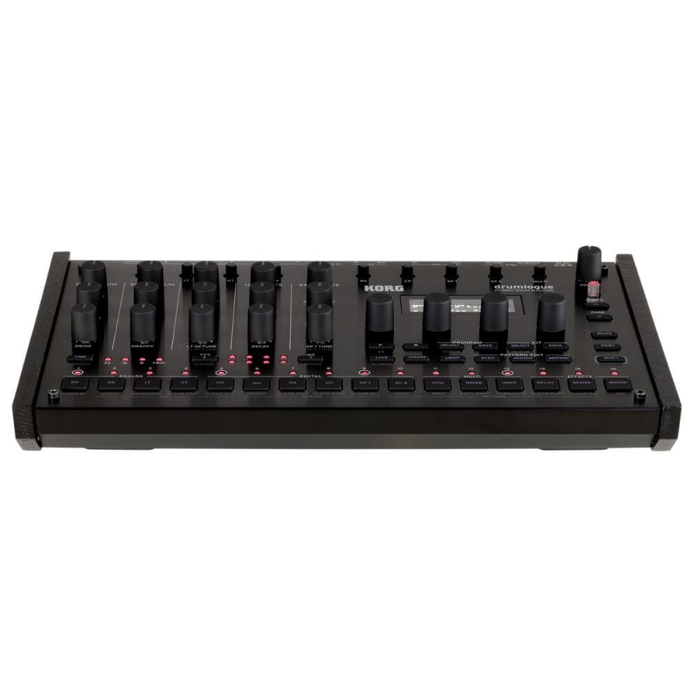 korg synthesizers korg drumlogue hybrid analog / digital drum machine synthesizer with built-in effects