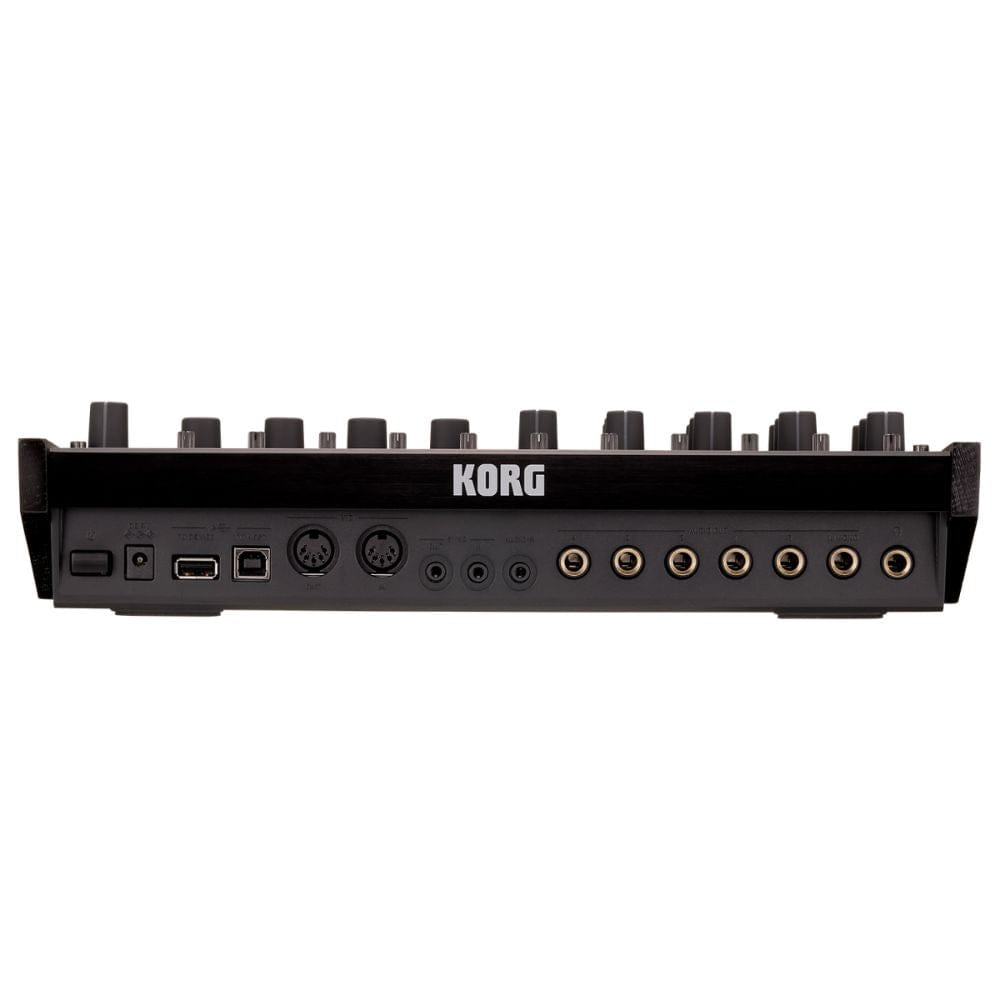 korg synthesizers korg drumlogue hybrid analog / digital drum machine synthesizer with built-in effects