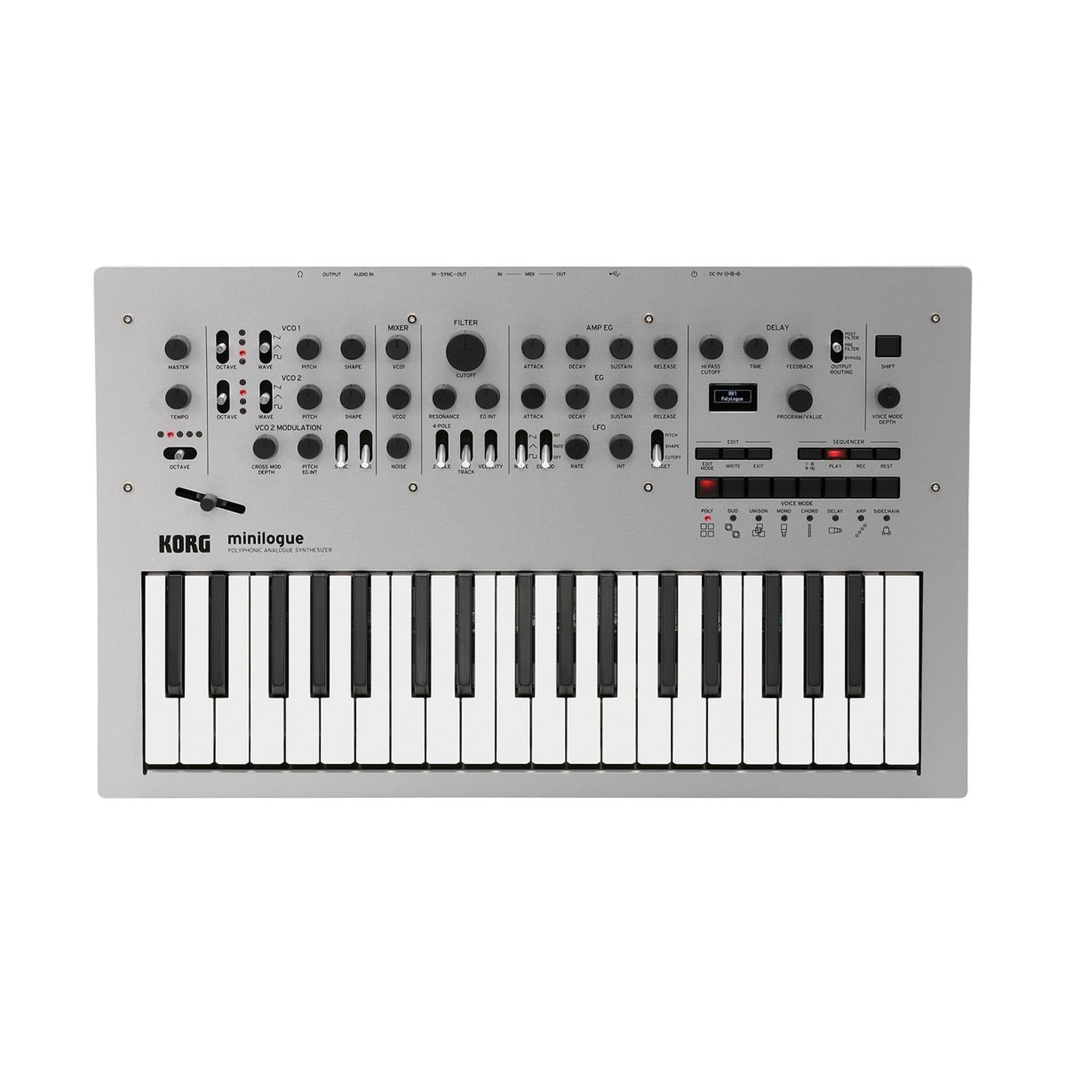 Korg Synthesizers Korg Minilogue Polyphonic Analogue Synthesizer