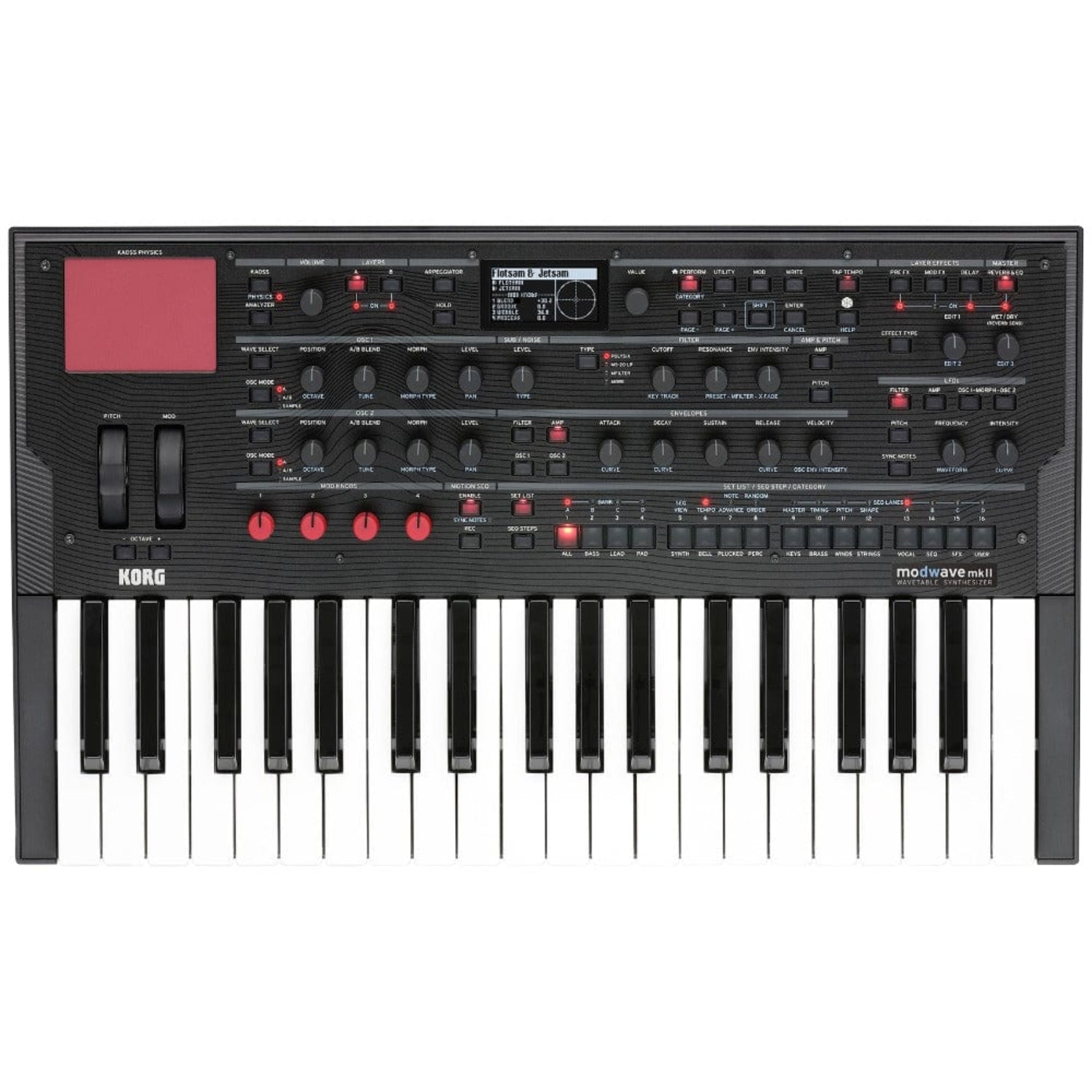korg synthesizers korg modwave mk2 37 keys synthesizer