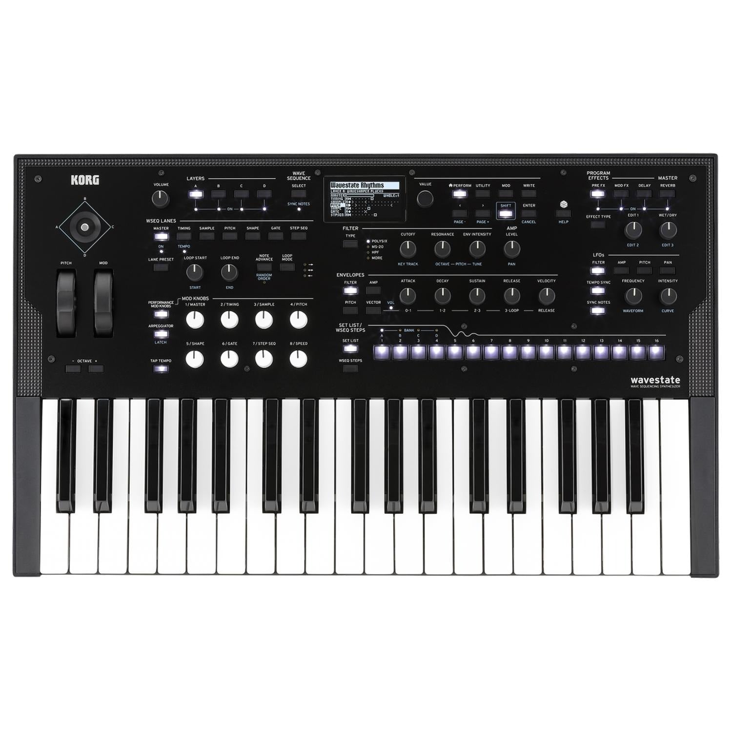 Korg Synthesizers Korg Wavestate Digital Wave Sequencing Synthesizer