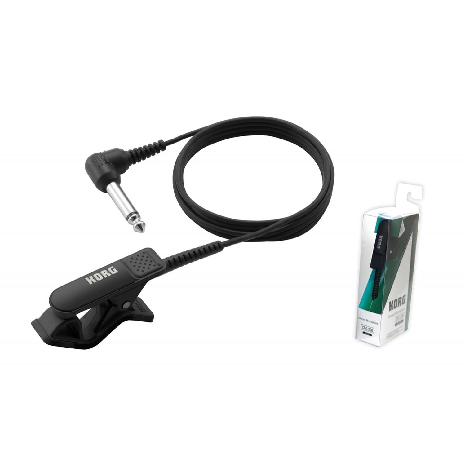 Korg Tuners Black Korg CM-200 Clip On Contact Microphone