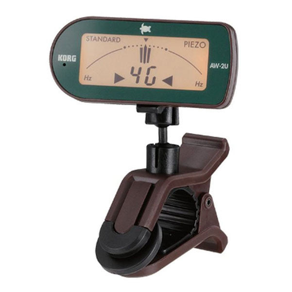 korg tuners korg aw-2u clip-on ukulele tuner