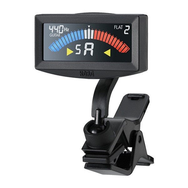 korg tuners korg aw-4g-bk clip-on tuner