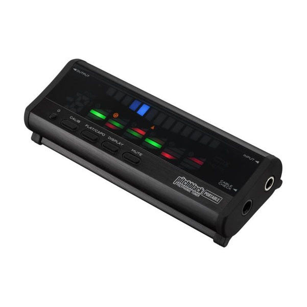 korg tuners korg pitchblack portable pb04 black electronic guitar/bass tuner