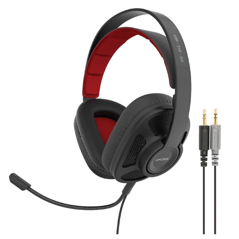 koss gaming headphones koss gmr-545 air open-back full size immersive gaming headphone