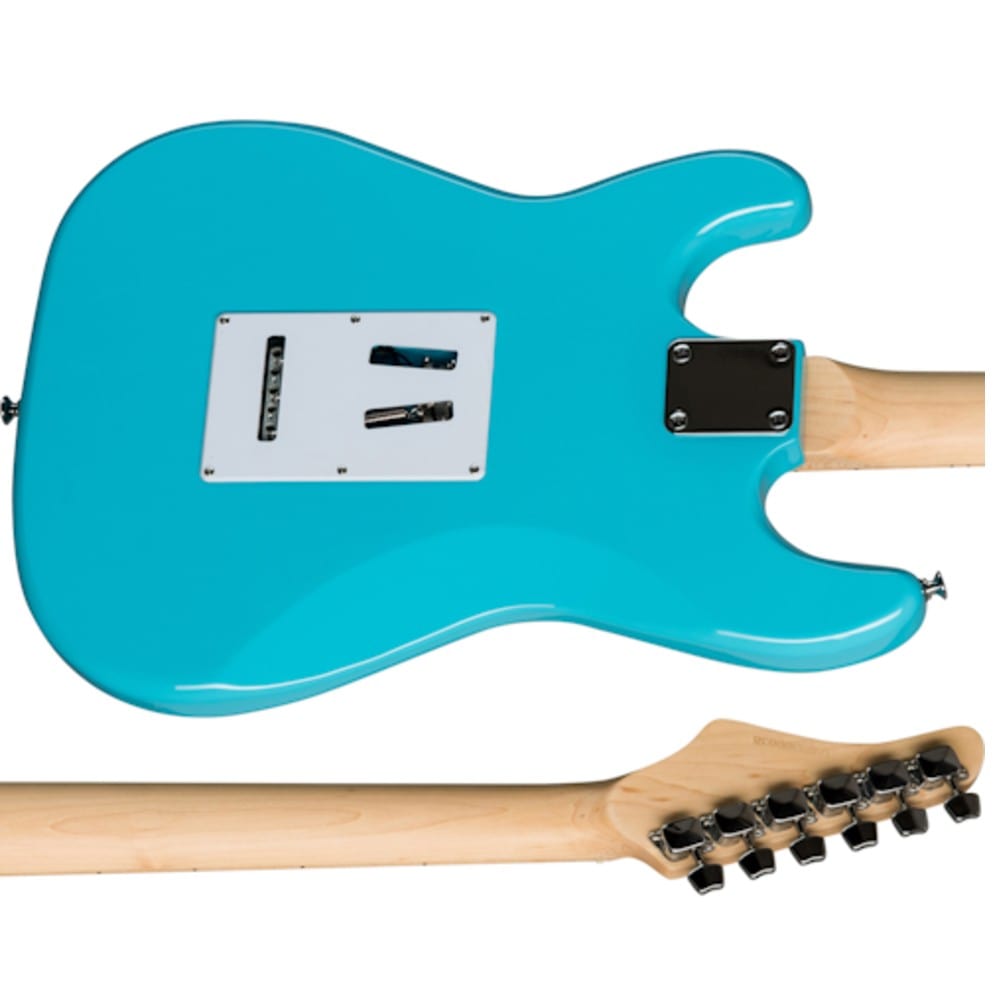 kramer electric guitars bundles kramer focus vt-211s 6-strings electric guitar with gigbag, straps, cloth, picks & ebook #color_teal