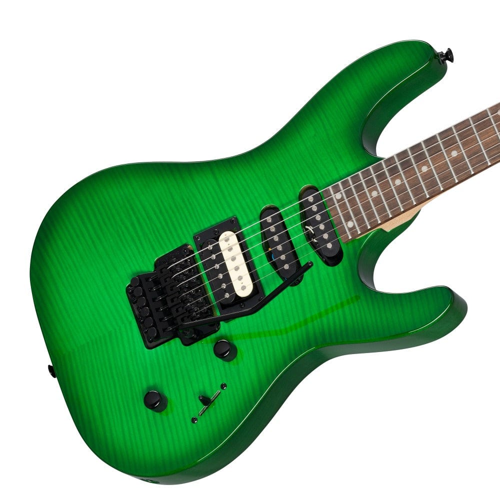 kramer electric guitars kramer striker figured hss 6 string electric guitar #color_wild-lvy
