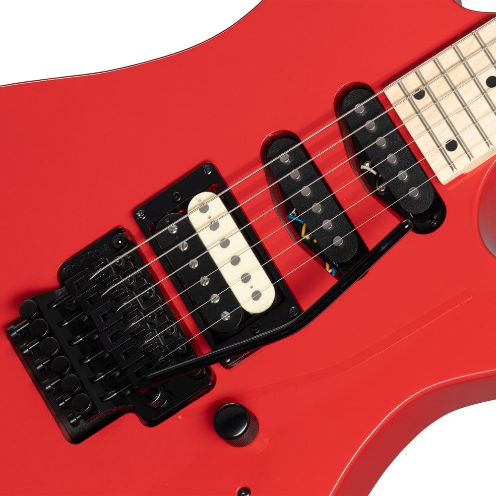 kramer electric guitars kramer striker hss 6 string electric guitar #color_jumper-red,orientation_right-handed