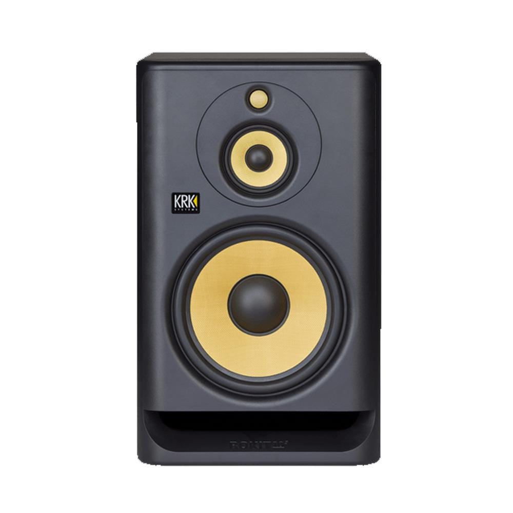 krk monitor speakers krk rokit 10-3 g4 10inch tri-amp mid-field powered studio monitor speaker - single