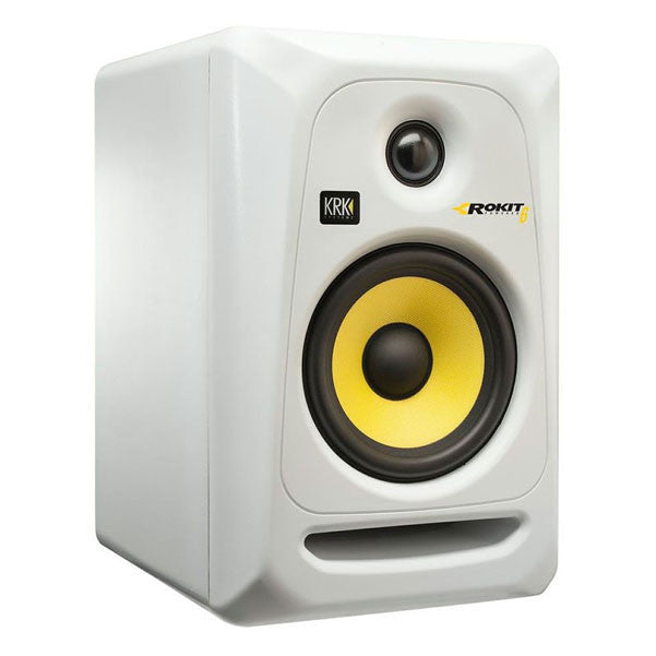 krk monitor speakers krk rokit rp6 g3w active studio monitor/speakers