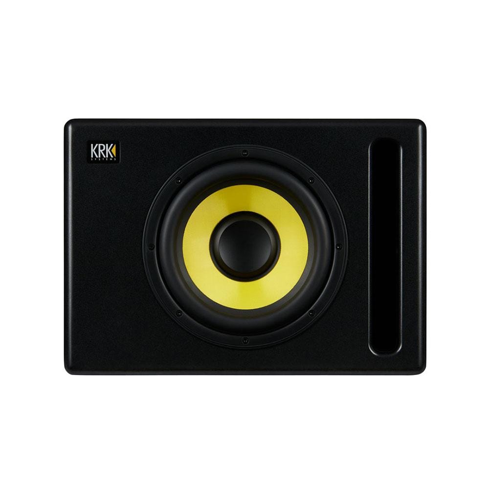 krk subwoofers black krk s10.4 160 watts powered studio subwoofer