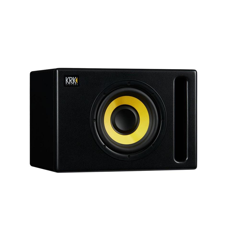 krk subwoofers black krk s8.4 109 watts powered studio subwoofer