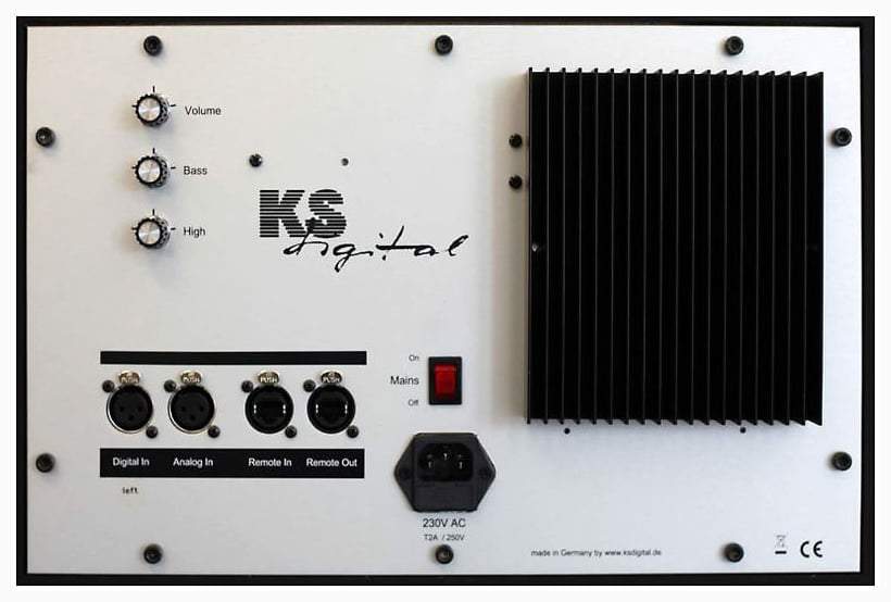 ks digital monitor speakers ks digital a300 active 3 way mid range studio monitor - right