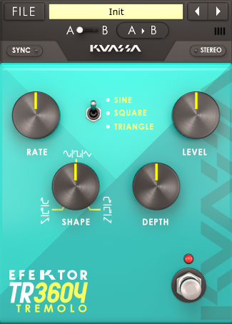 KUASSA Virtual Processors Kuassa Efektor TR3604 Tremolo
