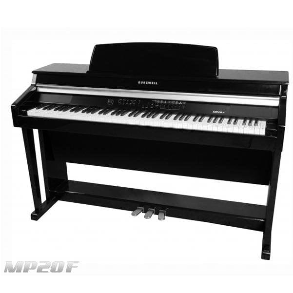 kurzweil digital pianos ebony polish kurzweil mp-20 digital piano #color_ebony-polish