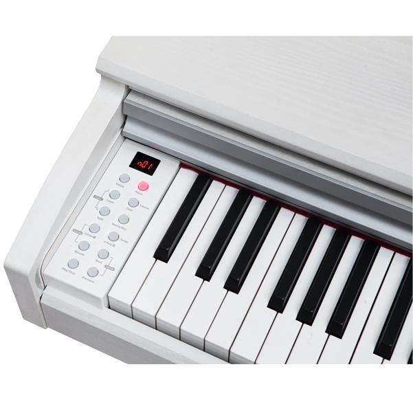 kurzweil digital pianos kurzweil m210 88 key digital piano #color_white