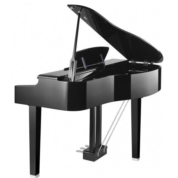 kurzweil digital pianos kurzweil mpg200 88-key grand digital piano - ebony polish