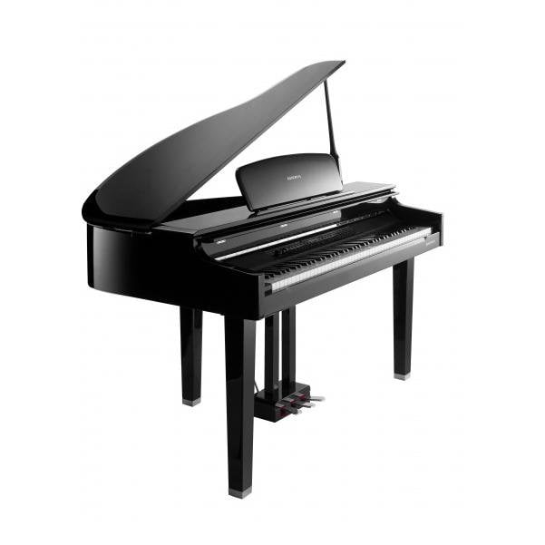 kurzweil digital pianos kurzweil mpg200 88-key grand digital piano - ebony polish