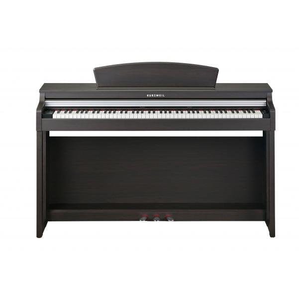 kurzweil digital pianos simulated rosewood kurzweil m230 88-key digital piano with hammer action keyboard