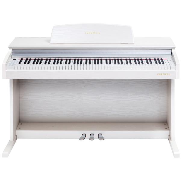 kurzweil digital pianos white kurzweil m210 88 key digital piano #color_white
