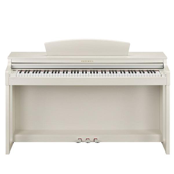 kurzweil digital pianos white kurzweil m230 88-key digital piano with hammer action keyboard #color_white