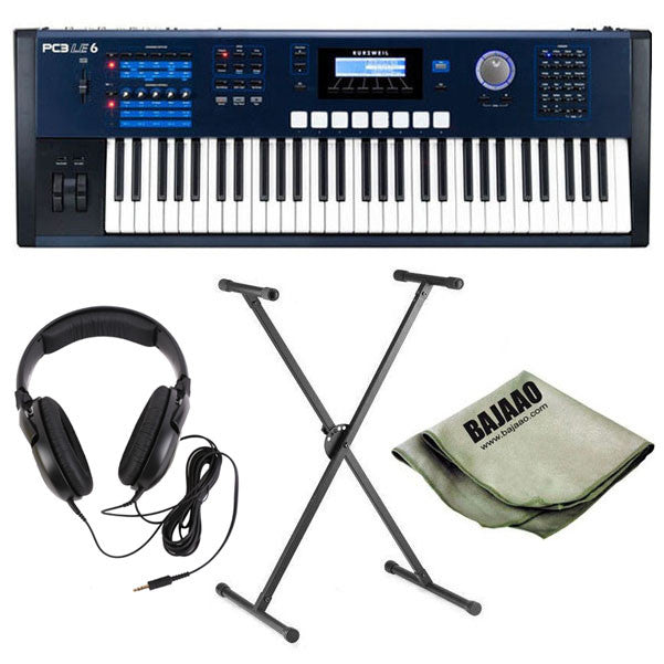 kurzweil keyboard bundles kurzweil 61-key synthesizer workstation deluxe bundle
