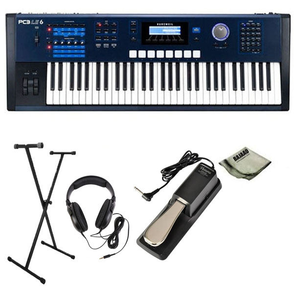 kurzweil keyboard bundles kurzweil 61-key synthesizer workstation pro bundle
