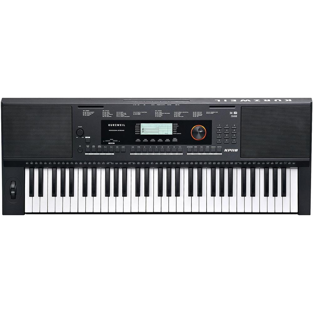 kurzweil portable keyboards kurzweil kp110 61 keys arranger keyboard