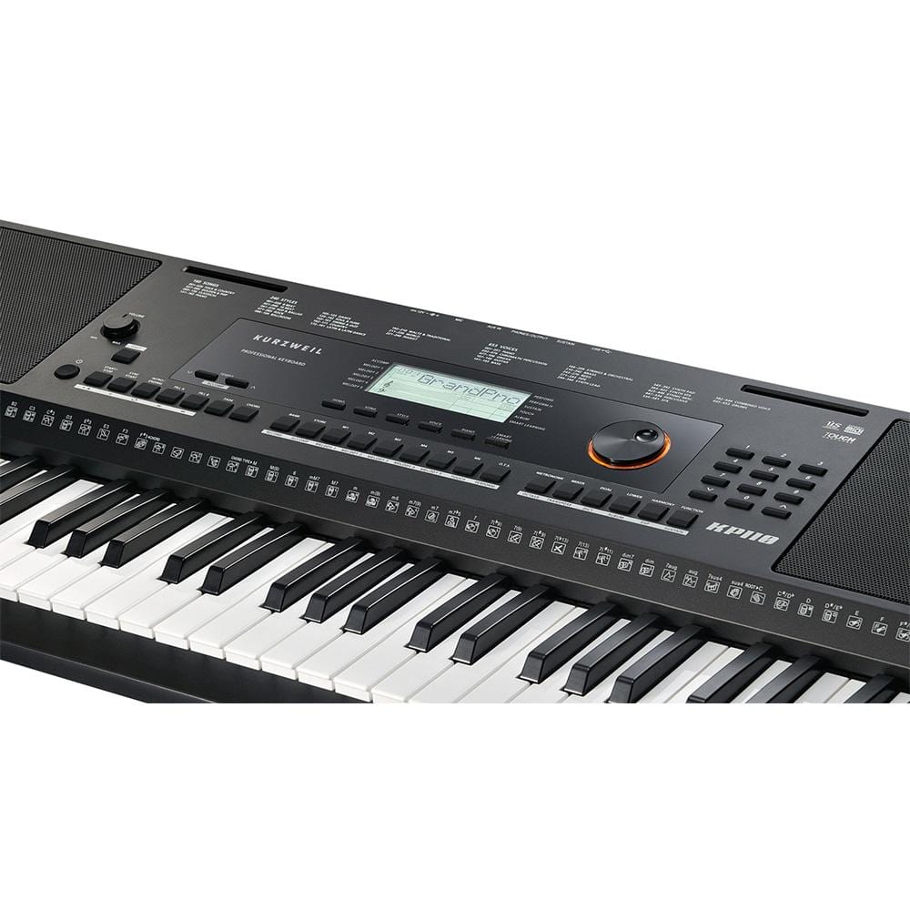 kurzweil portable keyboards kurzweil kp110 61 keys arranger keyboard