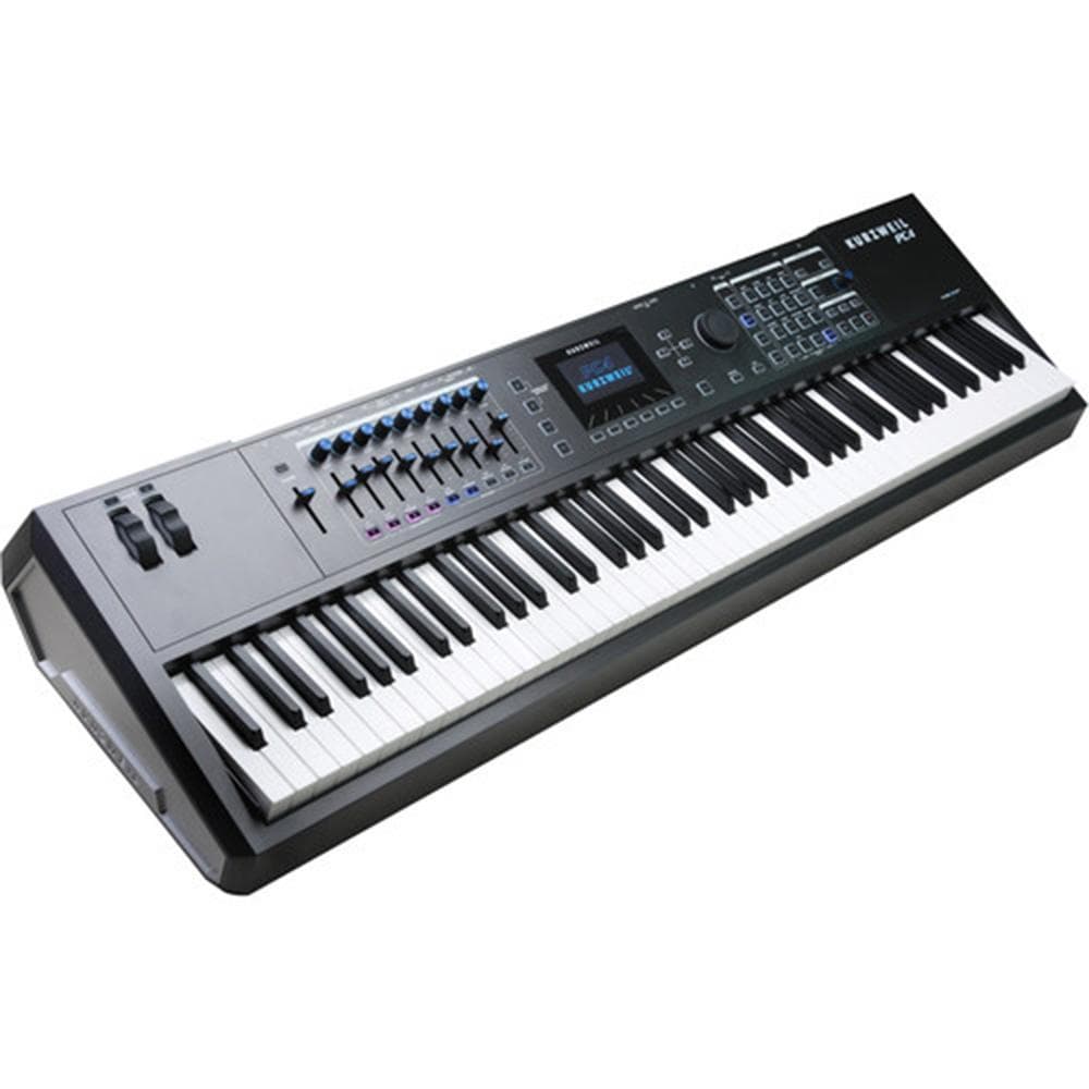 kurzweil synthesizers 88 keys kurzweil pc4 performance controller and studio workstation synthesizer #style_88-keys