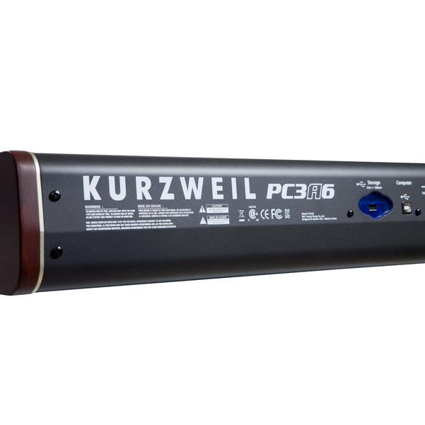 kurzweil synthesizers kurzweil pc3a6 61 key workstation synthesizer