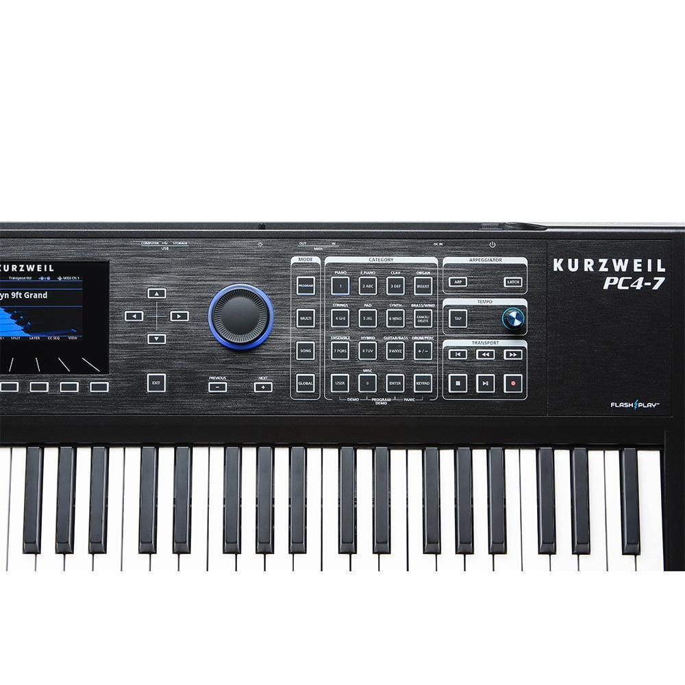 kurzweil synthesizers kurzweil pc4 performance controller and studio workstation synthesizer