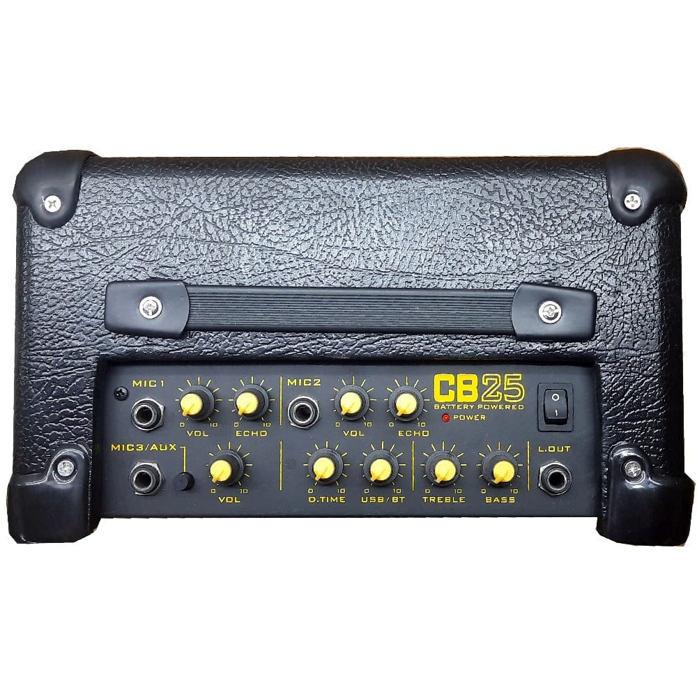 kustom sound portable guitar amplifiers kustom sound cb25 battery powered amplispeaker