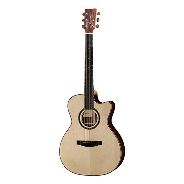 lakewood electro acoustic guitars lakewood m-31 cp 44mm cutaway electro acoustic guitar - natural open pore semi-matte