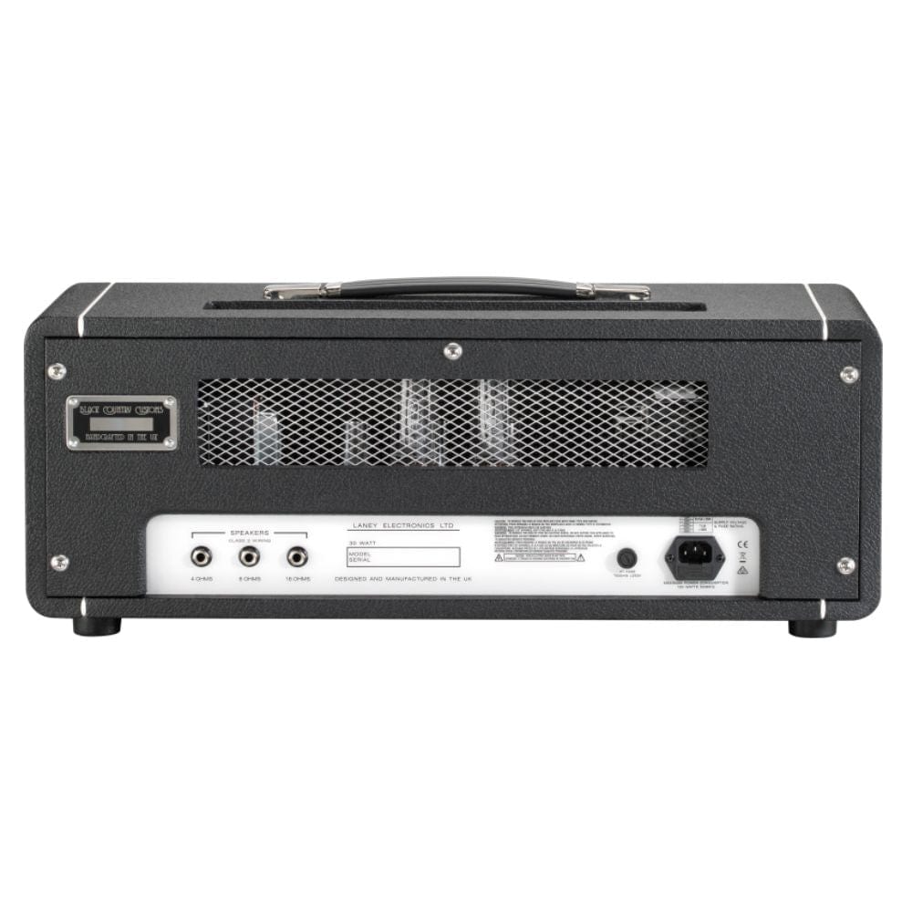 laney electric guitar amplifier heads black laney el34 la30bl supergroup all tube guitar amp head - 30 watts