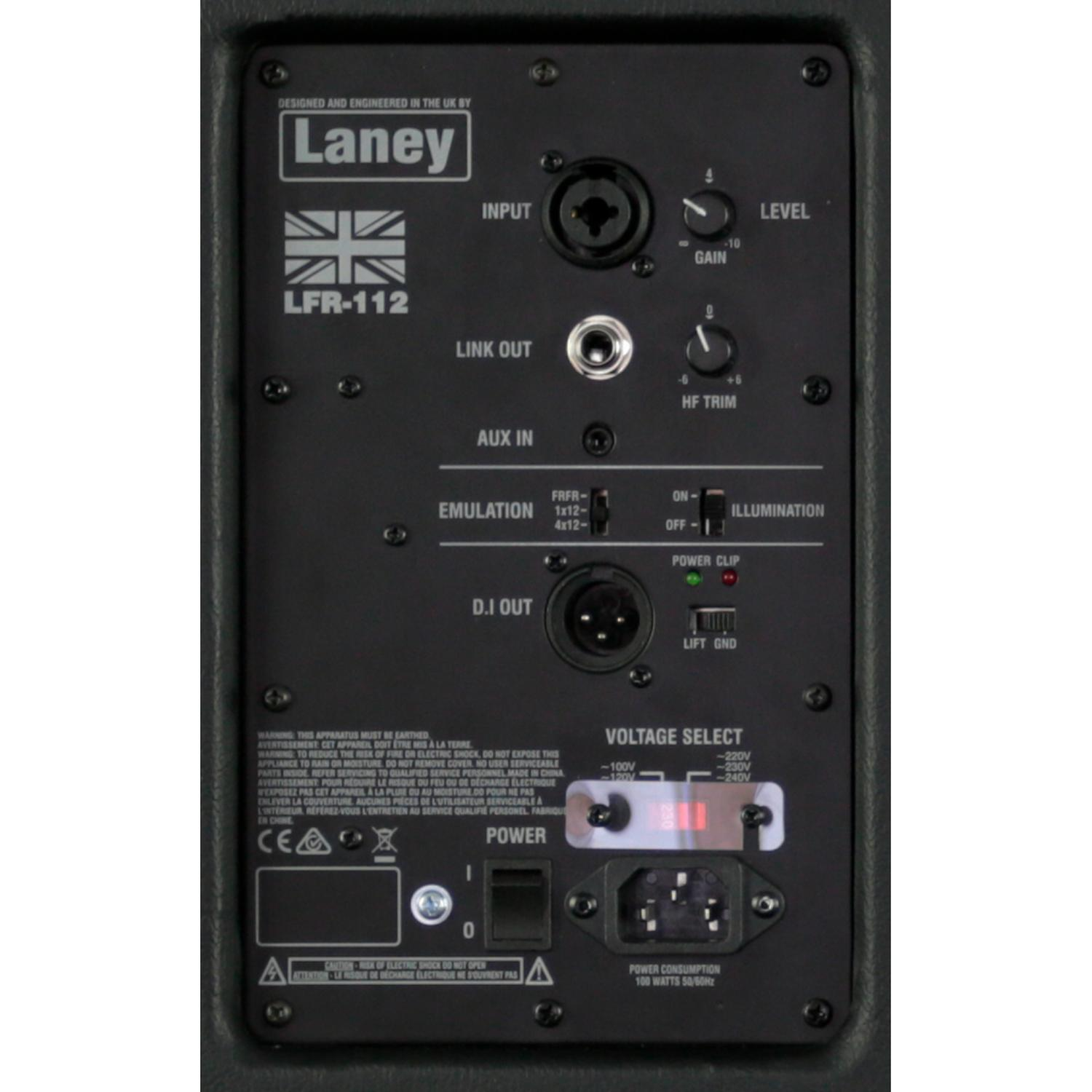 Laney Guitar Amp Speaker Cabinet Laney LFR-112 400W Active Guitar Amplifier Cabinet