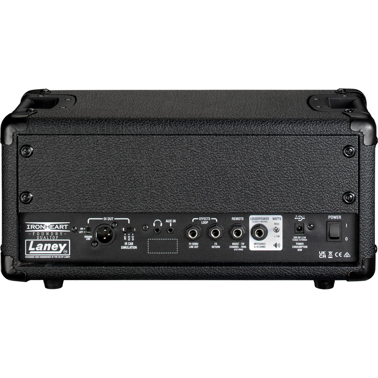 Laney Guitar Amplifier Heads Laney IRF-DUAL TOP 60W Guitar Amplifier Head