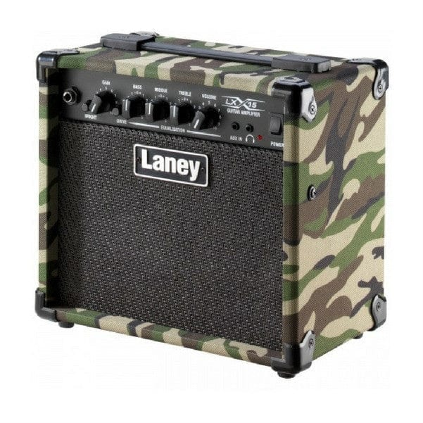 laney guitar amplifiers camo laney lx15 guitar amplifier - 15w #color_camo