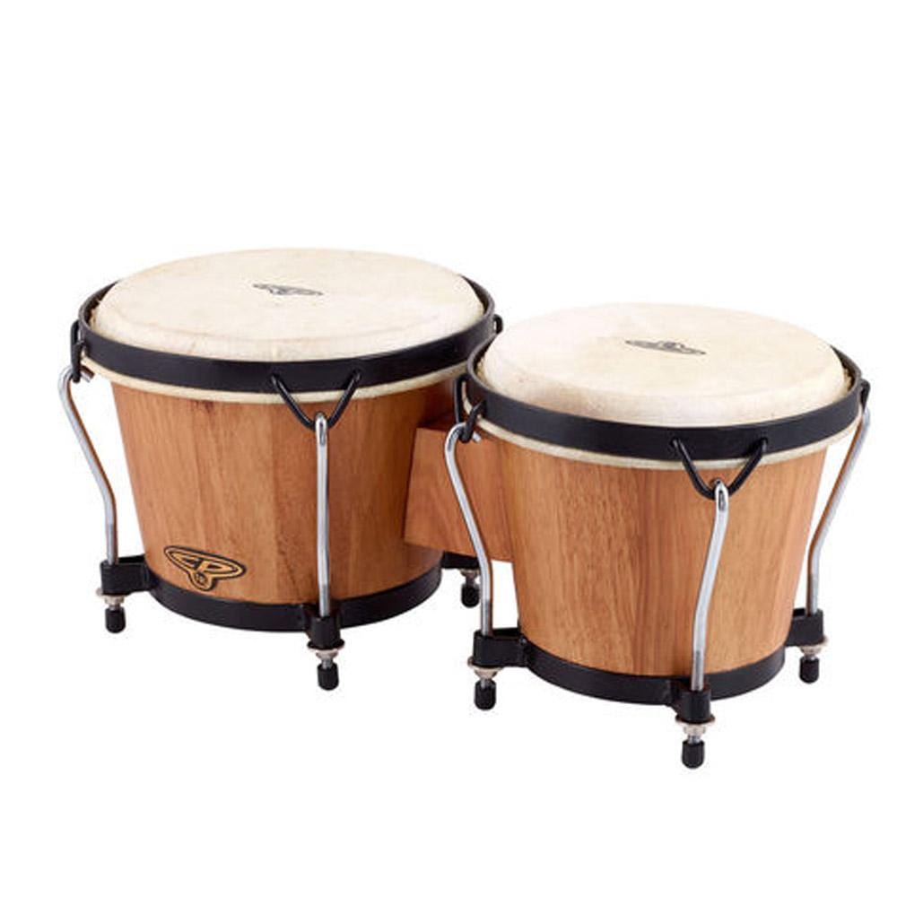 latin percussion bongos dark wood lp cp series bongos - c221 #color_dark-wood