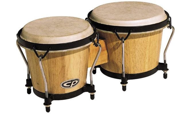 latin percussion bongos natural wood lp cp series bongos - c221