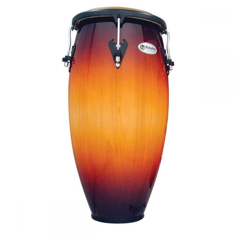latin percussion congas latin percussion matador m952s 11.75-inch custom wood conga - vintage sunburst