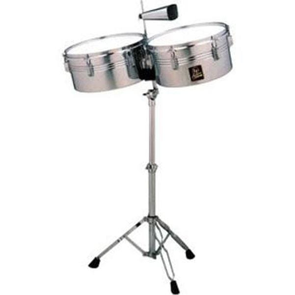 latin percussion timbales latin percussion lpa256 timbale set with stand + free cowbell