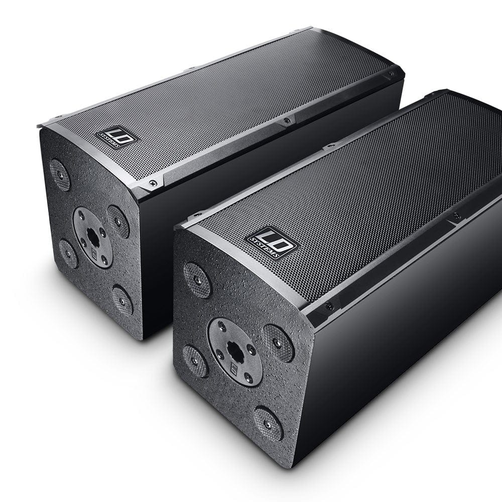 ld systems active pa speakers black ld systems dave 8 roadie portable active pa system with 3-channel mixer